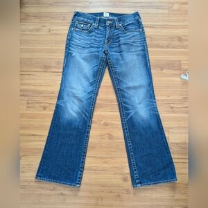 True Religion grunge relaxed bootcut 33*32